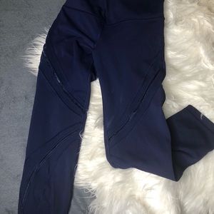 Navy blue high rise Lululemon leggings